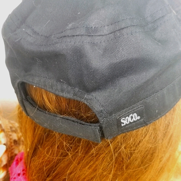 SOCO & LIME Embroidered Distressed Hat Cap - Picture 7 of 8
